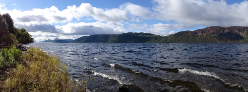 View down Loch Ness from near Pottery House B&B